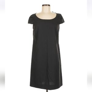 Martin + Osa Classic Black Wool Dress, Size 8